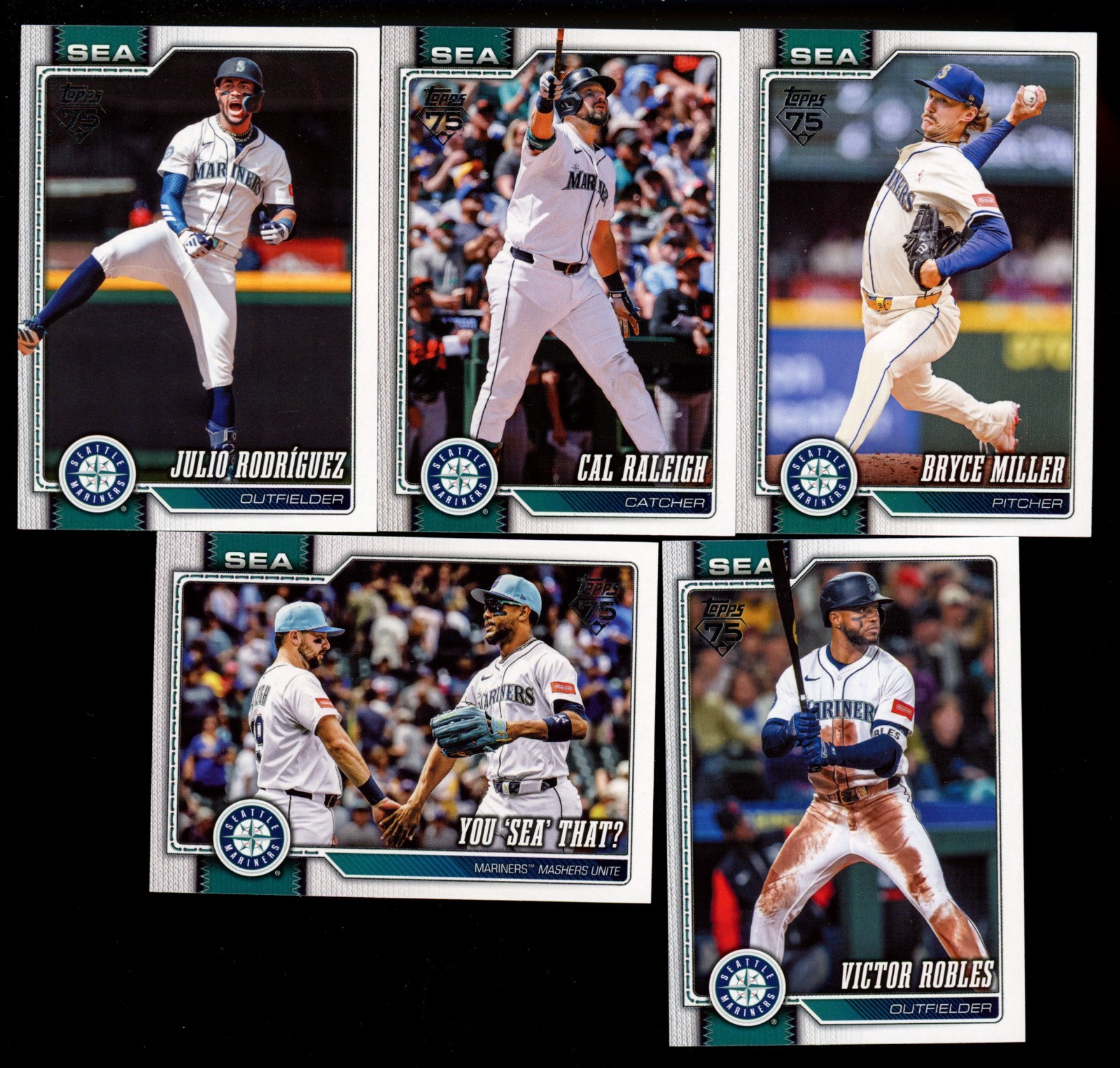 2026 Topps SERIES 1 SEATTLE MARINERS TEAM SET CAL RALEIGH 11 CARDS SET