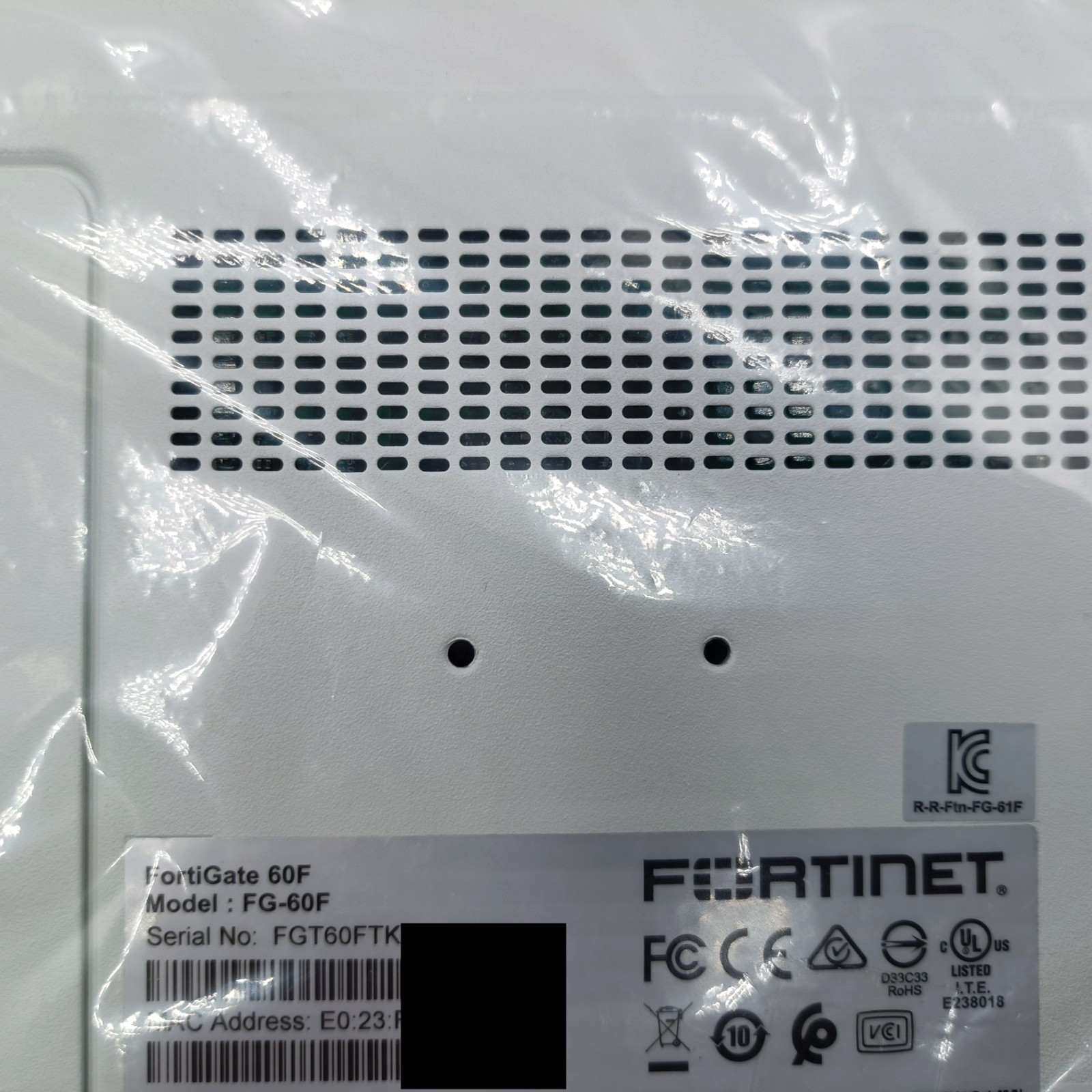 Fortinet FortiGate 60F FG-60F UTM UTP License Network Security Firewall Device