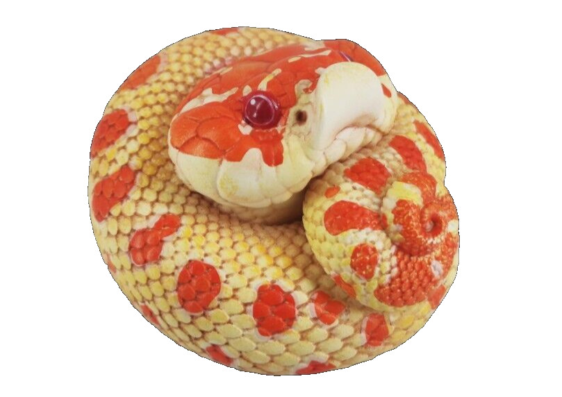 Animal Heavenly Body Extreme Red Hognose Collectible Snake Statue