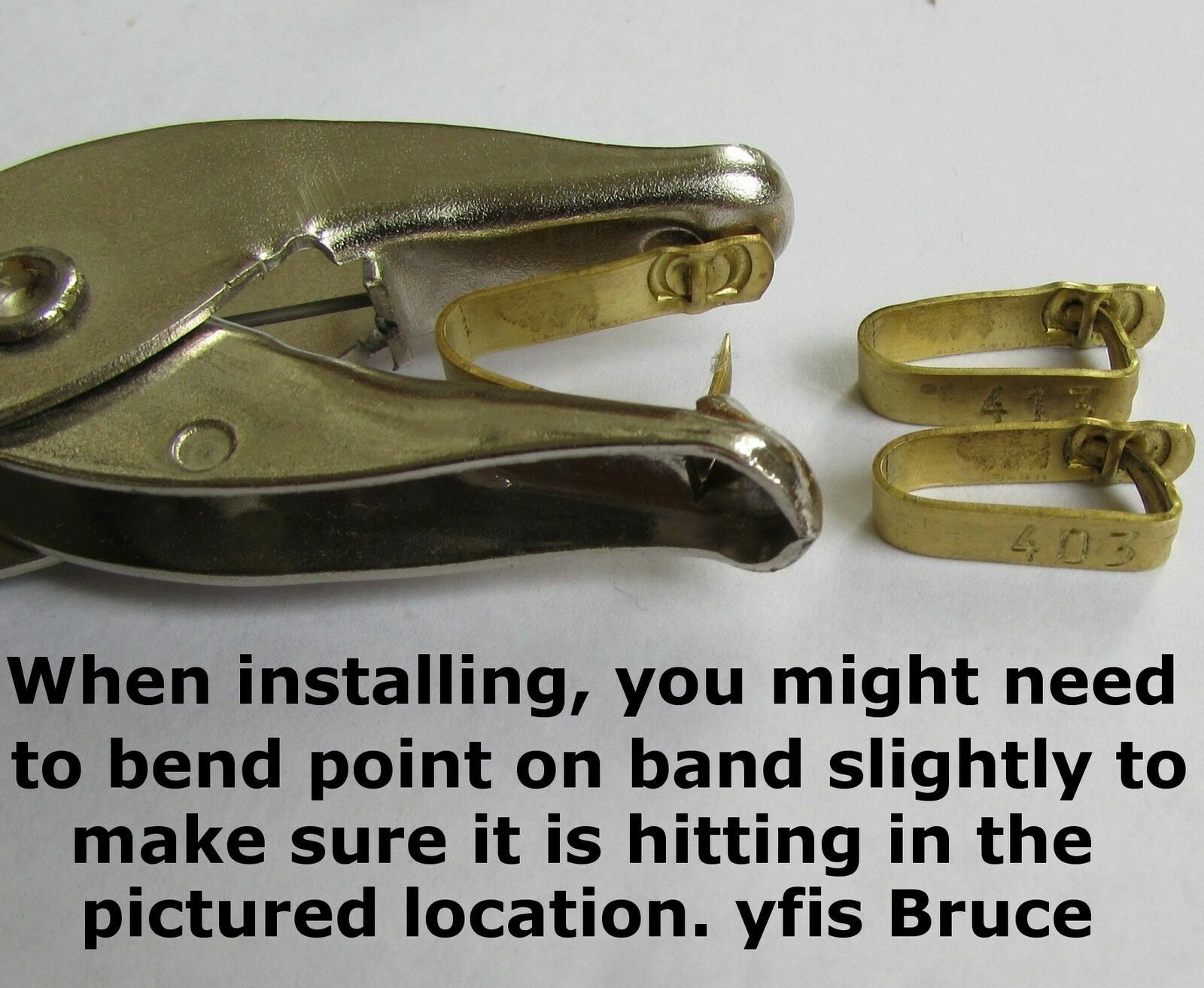 Jiffy Wing Bands Numbered NOT STAMPED Chicken Poultry Bird Wing ID Tags