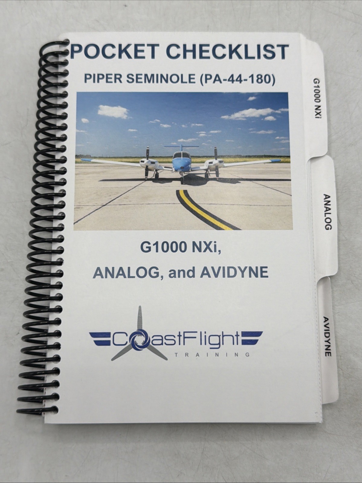 Piper Seminole PA-44-180 Pocket Checklist (Spiral)