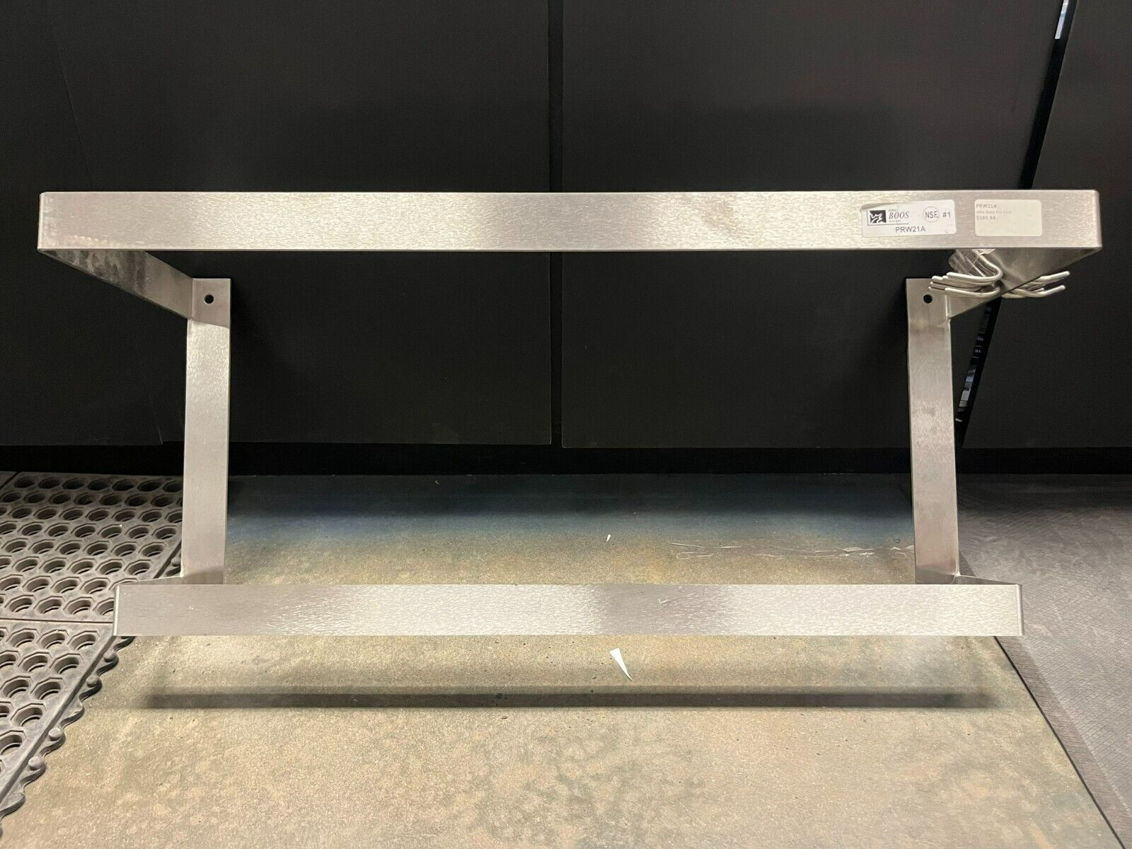 Commercial Stainless-Steel Wall-Mounted Pot Rack