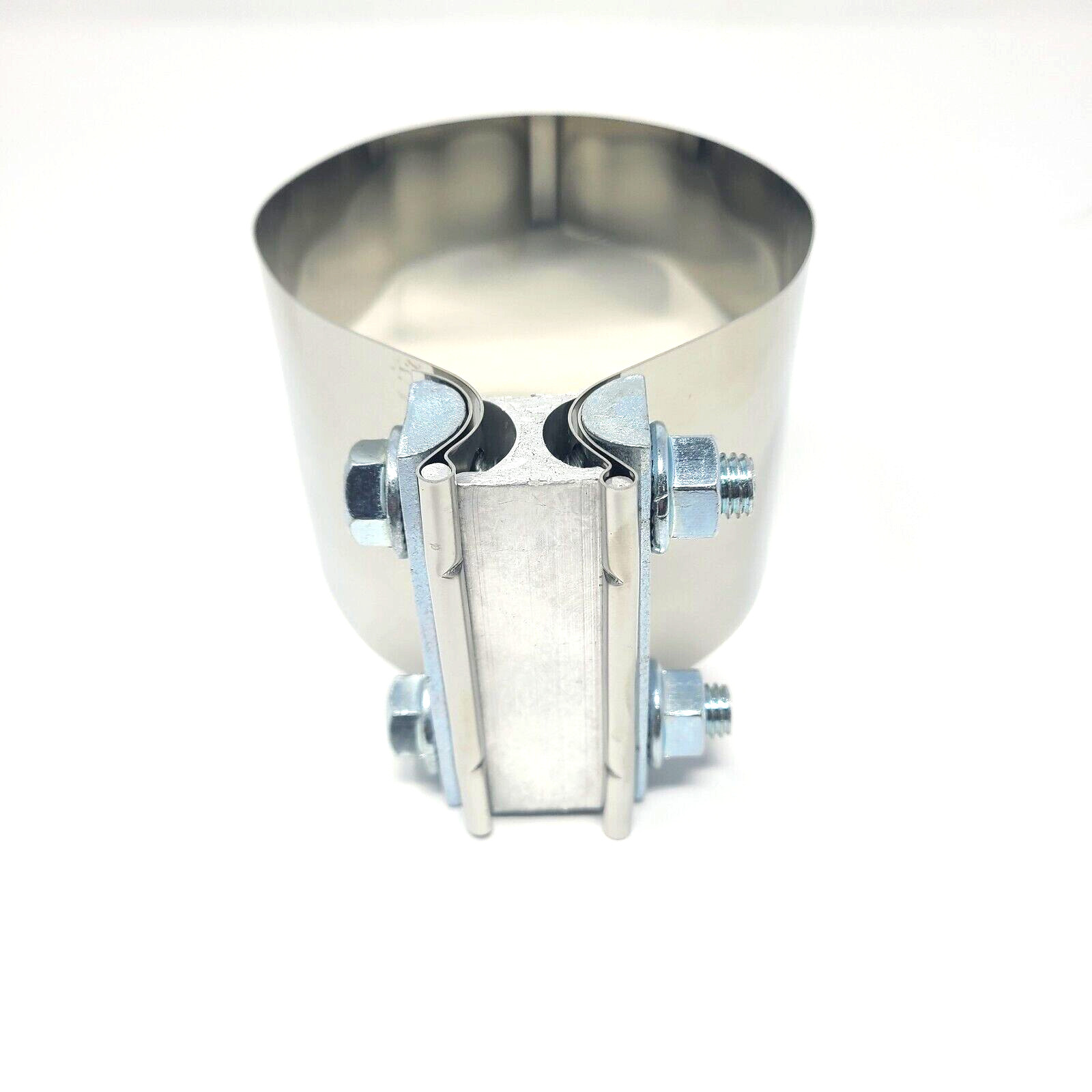 Exhaust Clamp Sleeve Coupler 2" Butt Joint Band Stainless Steel T304 Quality