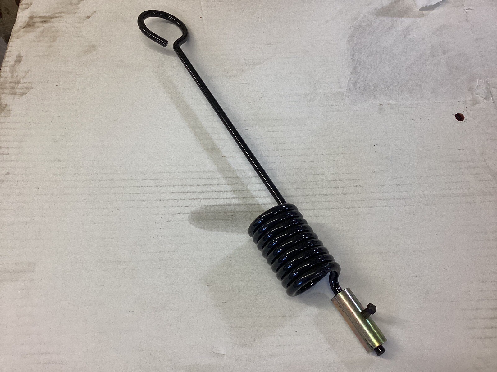 Hose Saver Spring 17” With 5/16 “ Rod And Weld On Bushing For Hydraulic Hose