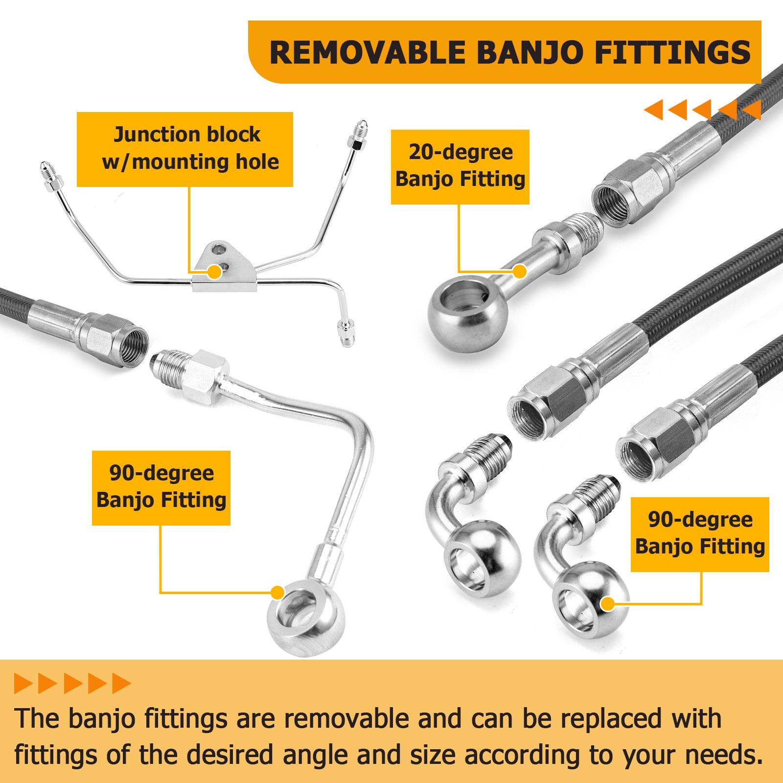 Black Cable Extension For Harley 09-13 Touring Road Street Glide 16"-18" Bar ABS