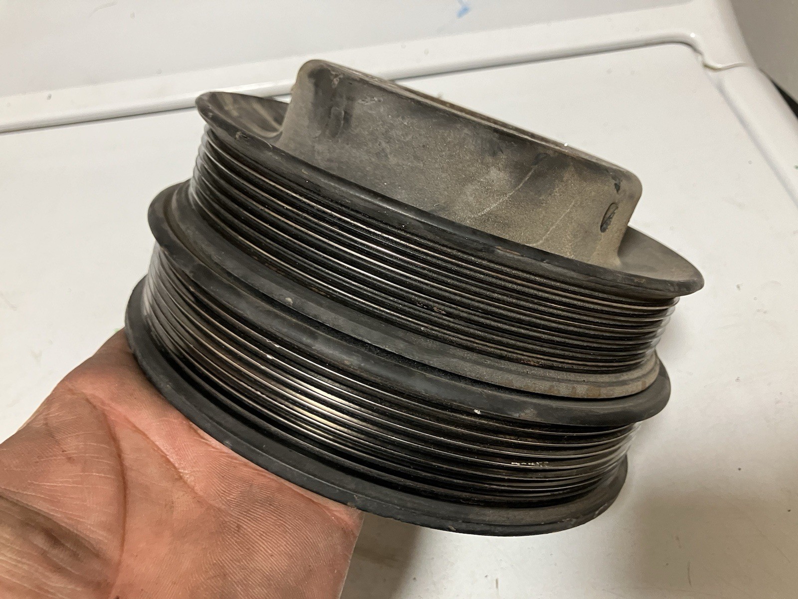 Crank Harmonic Balancer Double Pulley 1989 to 1995 Thunderbird SC Supercharged