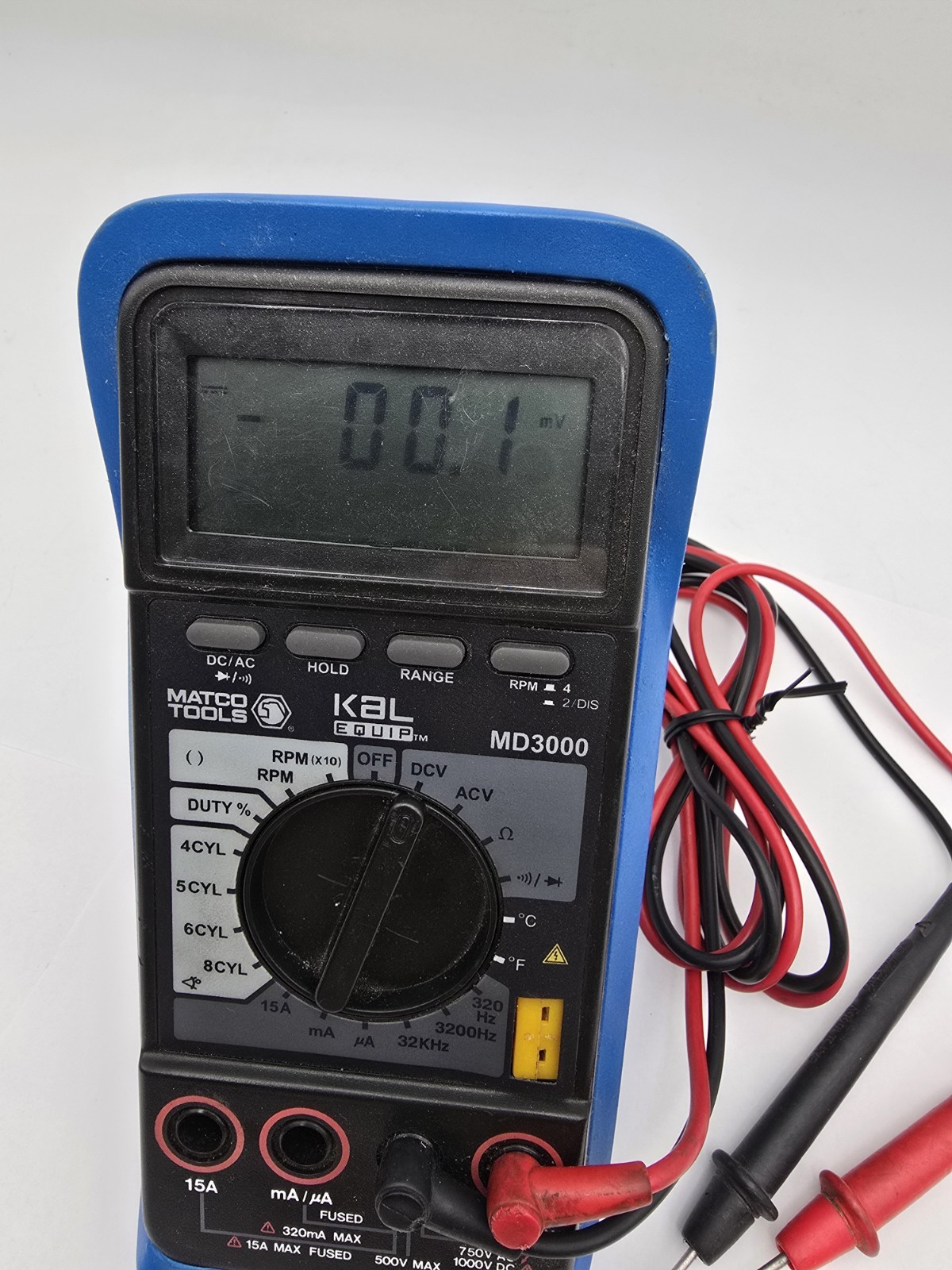 Matco Tools Multimeter MD3000 Kal Equip