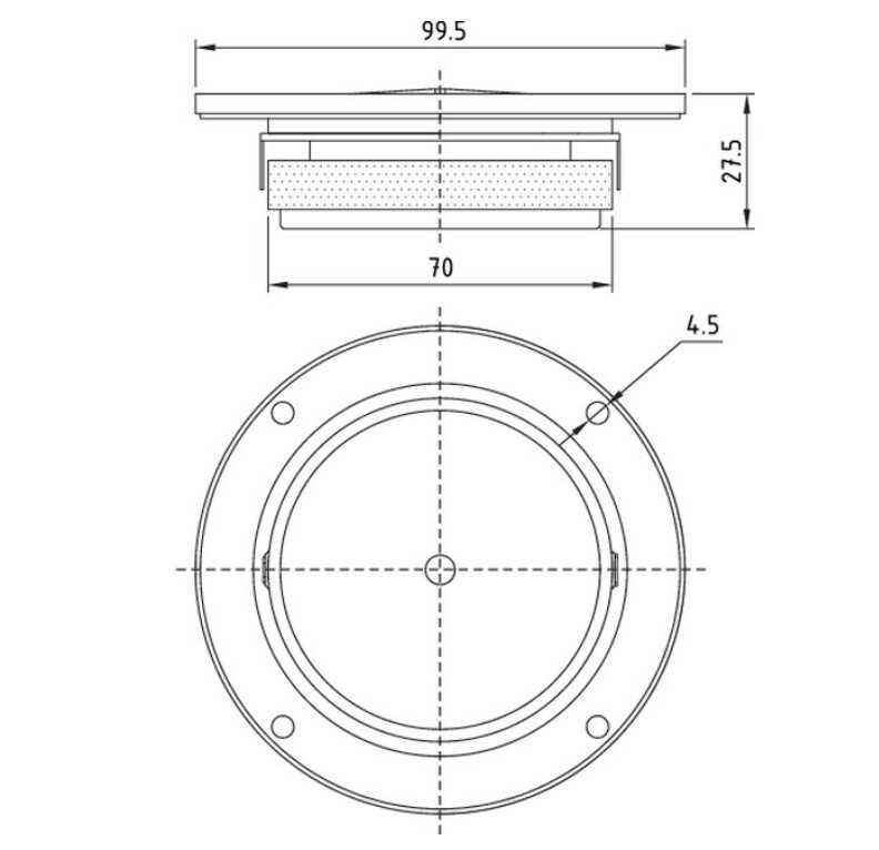 1" Titanium Dome Tweeter Home Audio Speaker Replacement 8ohm
