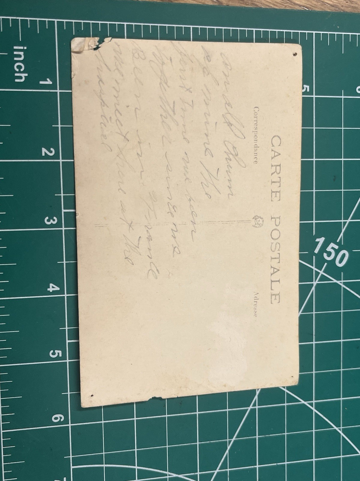 WWI USMC US Marine Corps RPPC Photo w. Writing