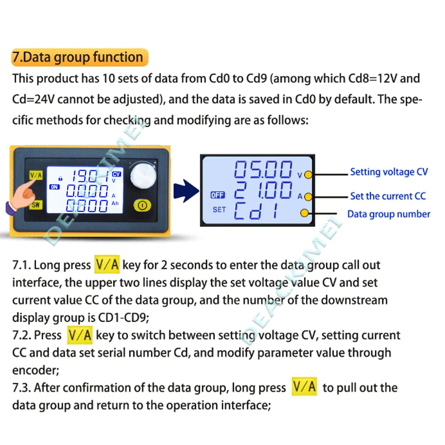 For Milwaukee 18V Battery Adjustable Switching Power Supply 30V Digital Display