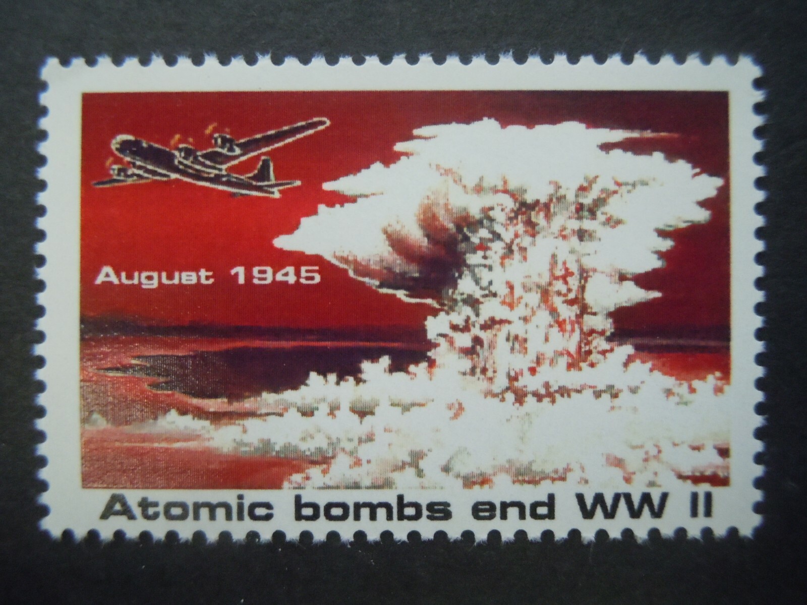 1995 ATOMIC BOMBS END WWII NON-ISSUED RESCINDED US STAMP MNH OG VF