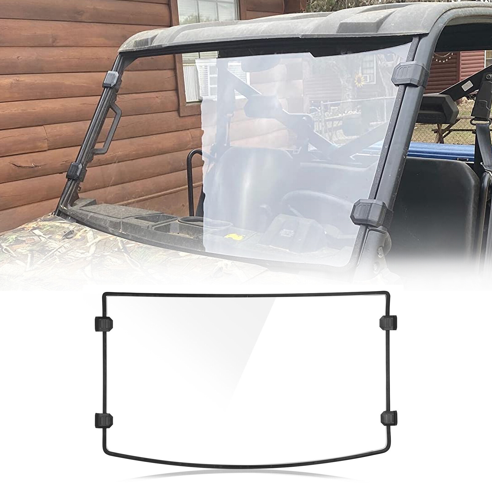 KEMIMOTO for Polaris Ranger 570 XP 900/1000 /Crew XP1000 Full Windshield 2013-25