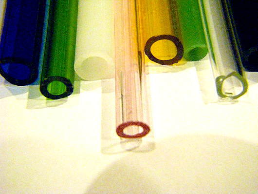 Devardi Glass COE 33 Boro Tubing, 75 Colored Borosilicate 12" Tubes Lampworking
