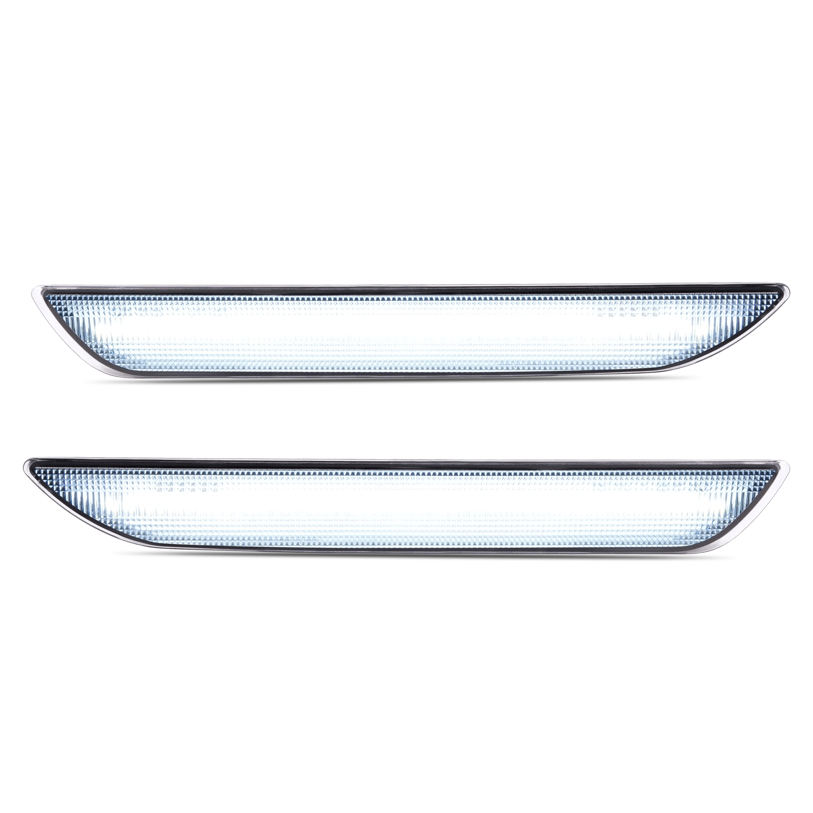 Rear Clear LED Side Marker Lights Bumper Lamps For Ford Mustang 2015-2023 LH&RH