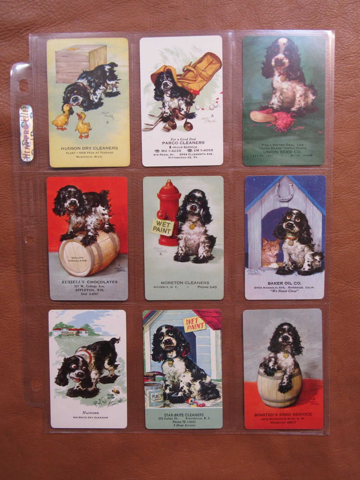 Staehle Butch Advertising Swap Playing Cards Lot 9, Used