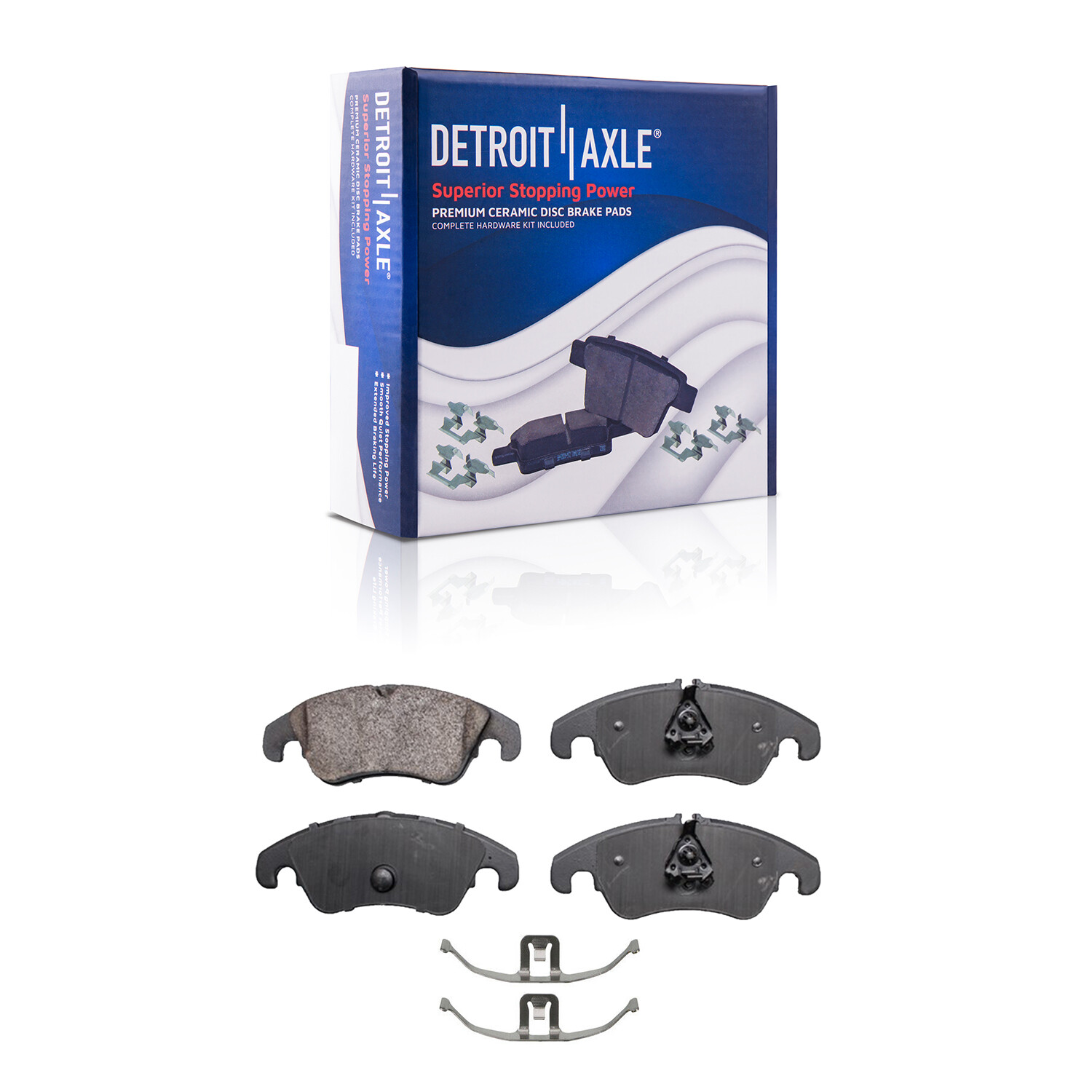 Front Drilled Disc Rotor Ceramic Brake Pads for 2010 2011 Audi A4 A5 Quattro Q5