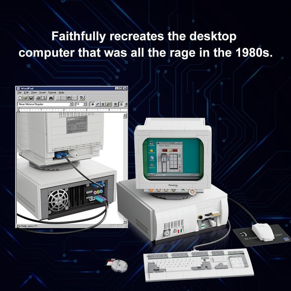 Computer Building Set for Adults: Construction Building Kit for Adults, Collect