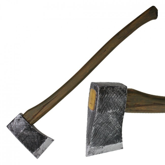 27" Foam Lumberjack axe LARP Costume Prop Cosplay Toy Weapon Tree Wood Hatchet
