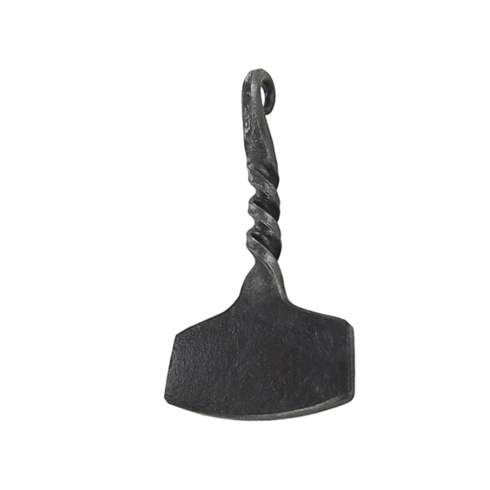 Norse Mythology Inspired Hand Forged Iron Thor Mjolnir Mjöllnir Hammer Pendant