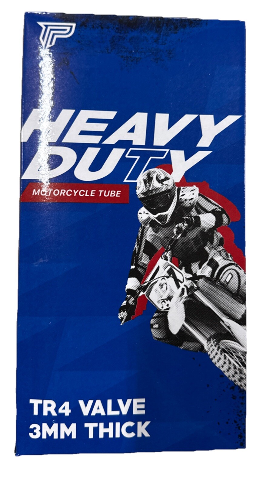 PIVOTRAX-90/90-21 or 80/100-21 3.00 X 21 Heavy Duty Motorcycle Tube - 3mm Thi