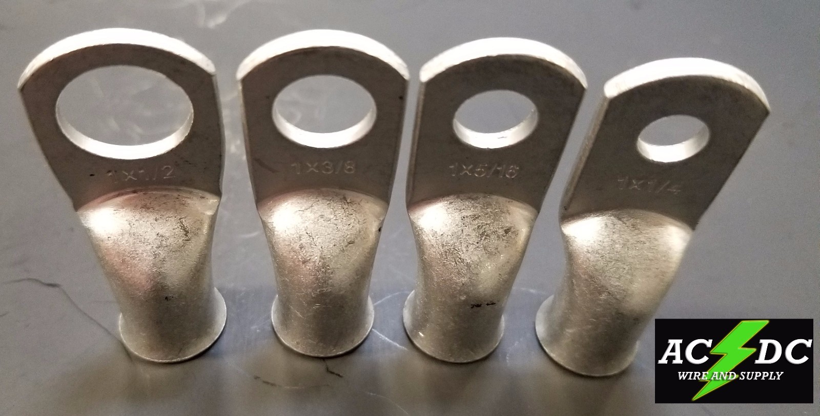 AC/DC WIRE TINNED Copper Lug Ring Terminals Battery Wire Welding Cable AWG