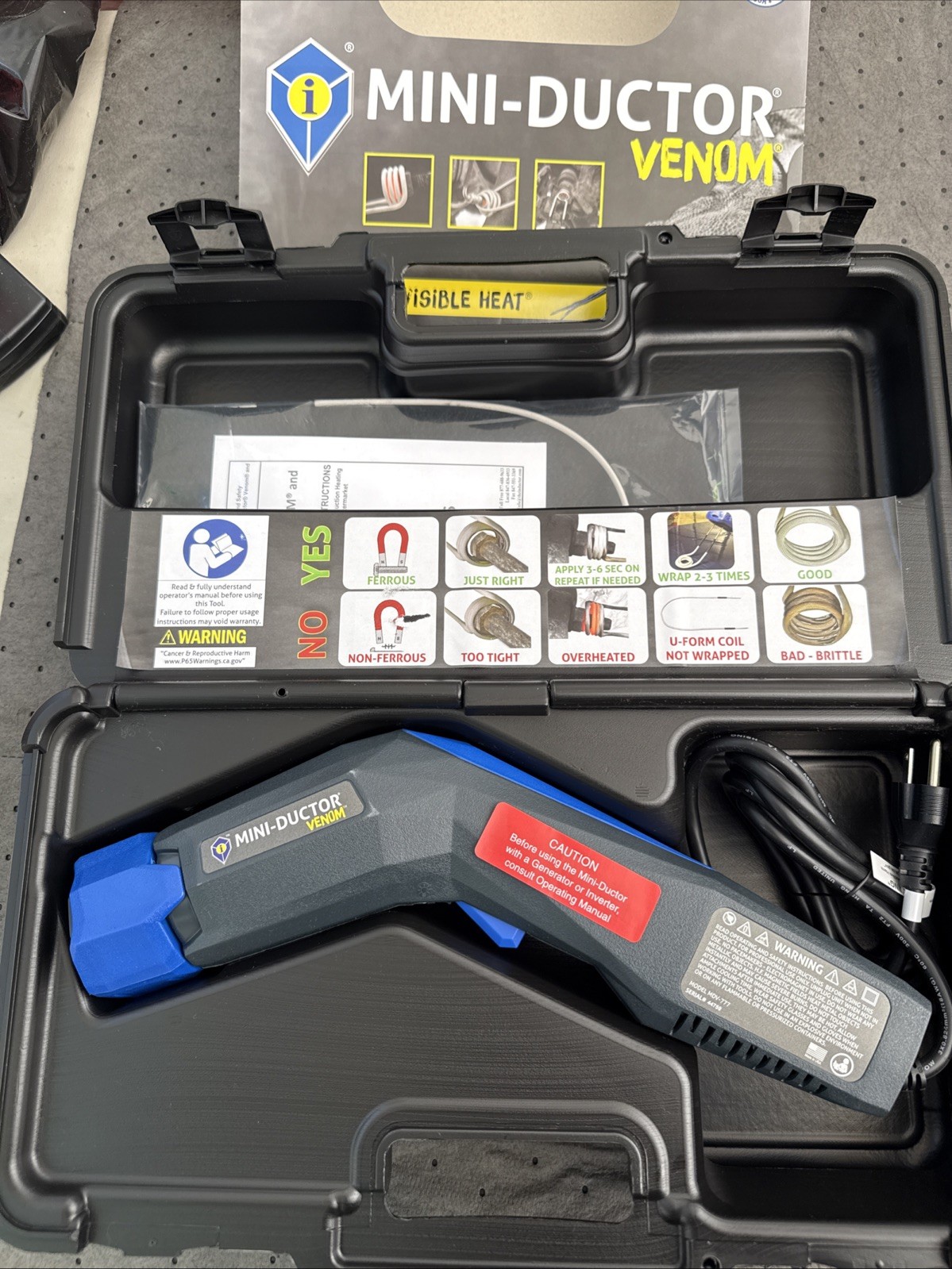 Induction Innovations MDV-777 Mini-Ductor Venom HP NEW