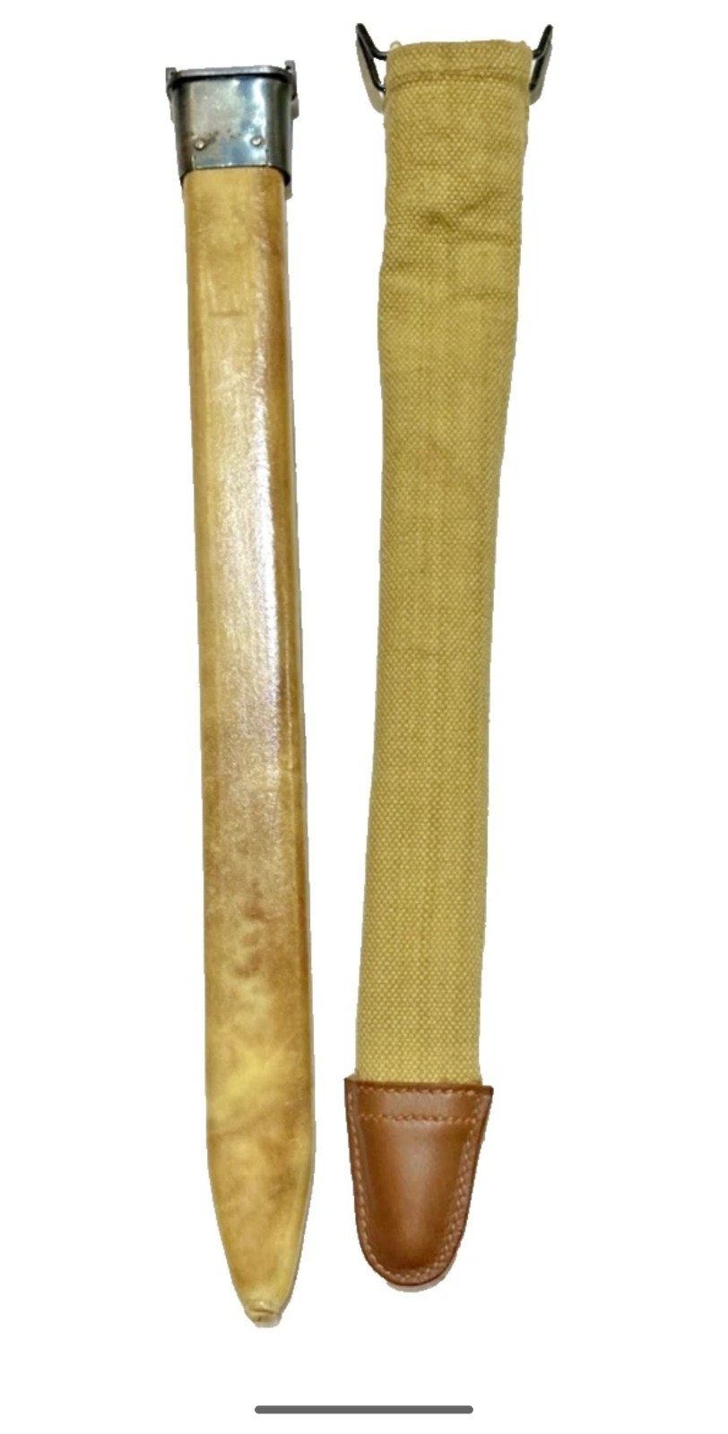 WWII M1910 Bayonet Scabbard M1905 With Wood Insert