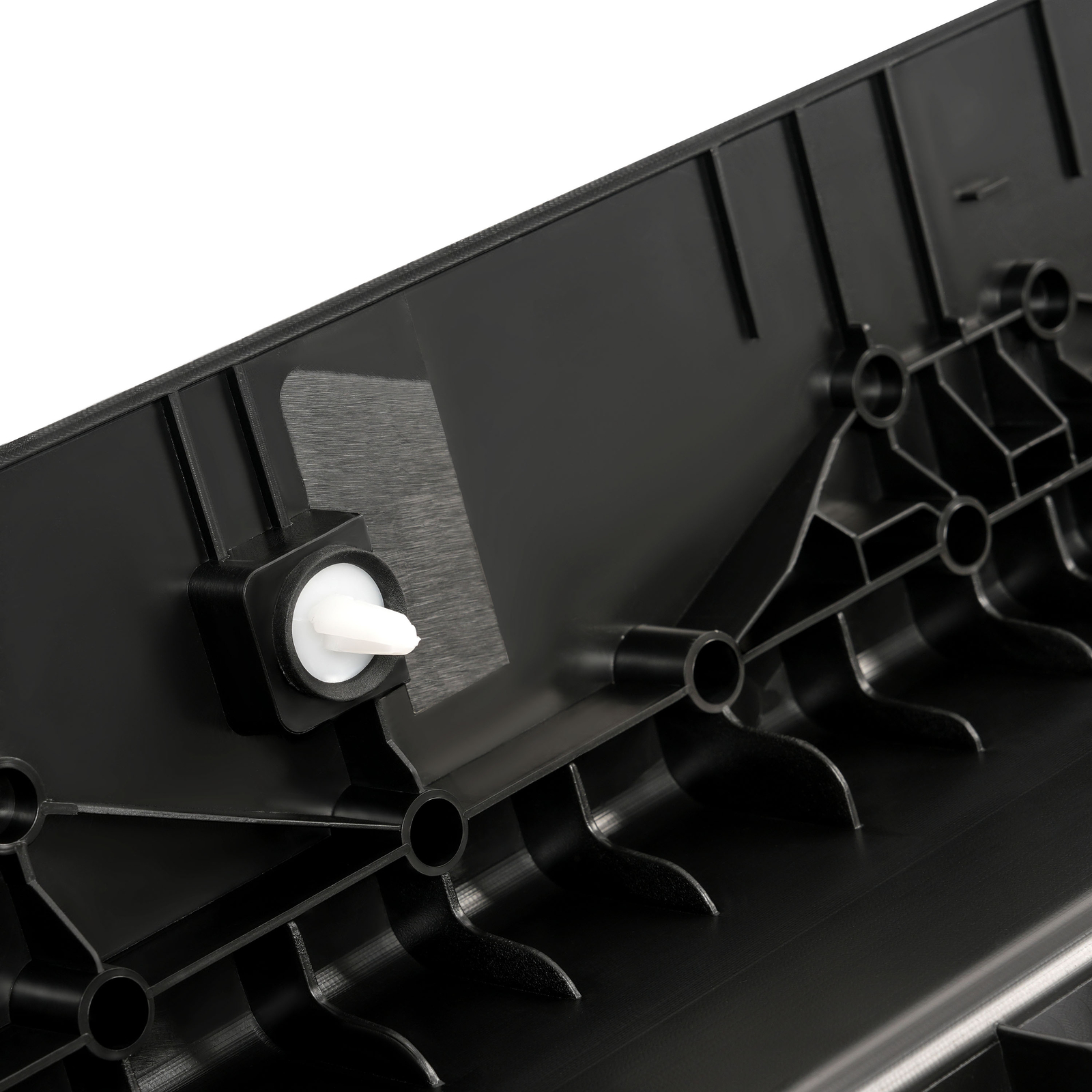 For Ford Transit-150/250/350 HD 2015-2023 RH Door Scuff Plate Protector Black