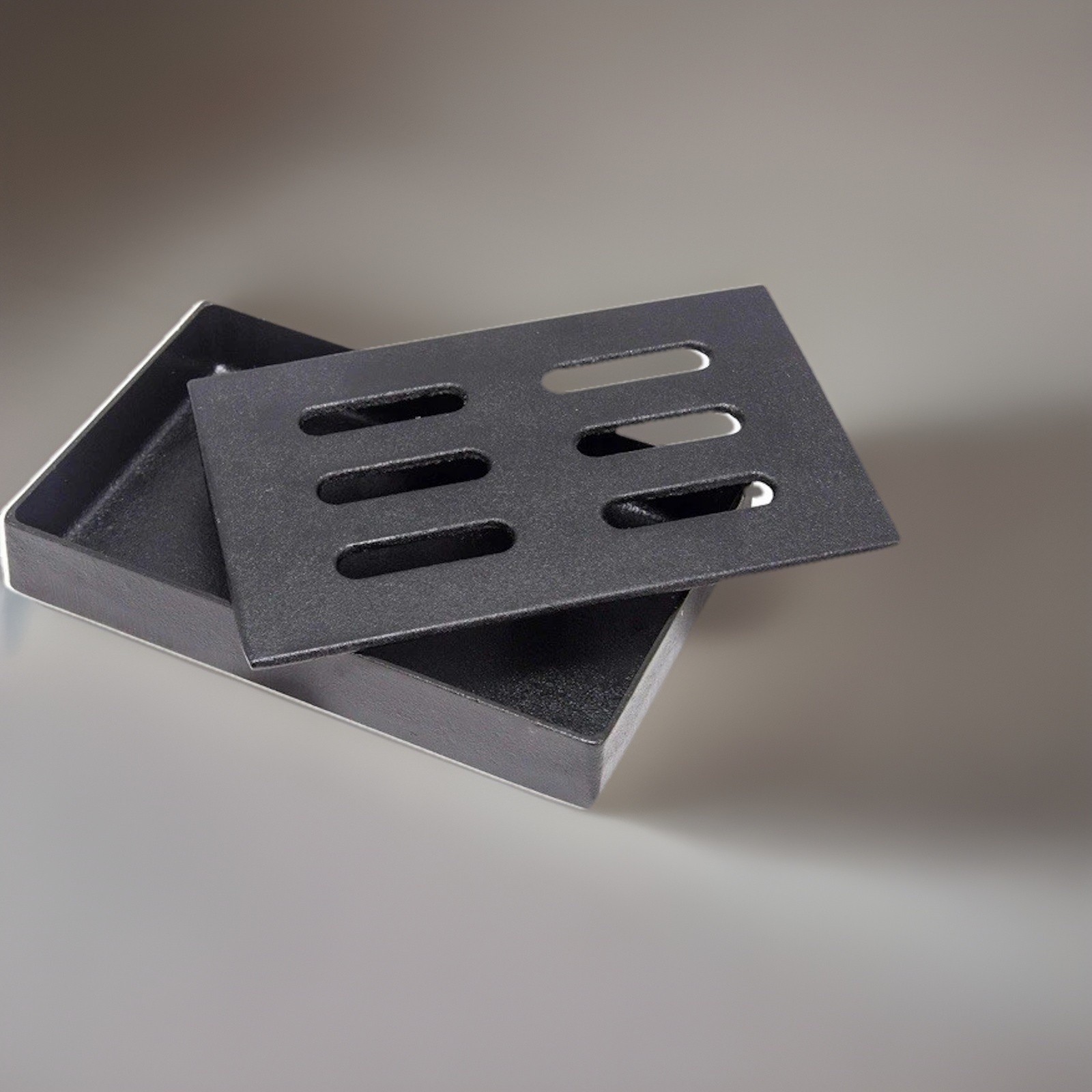 Char-Broil Cast Iron Smoker Box Gas Charcoal Grills wood Chips Flavor electric