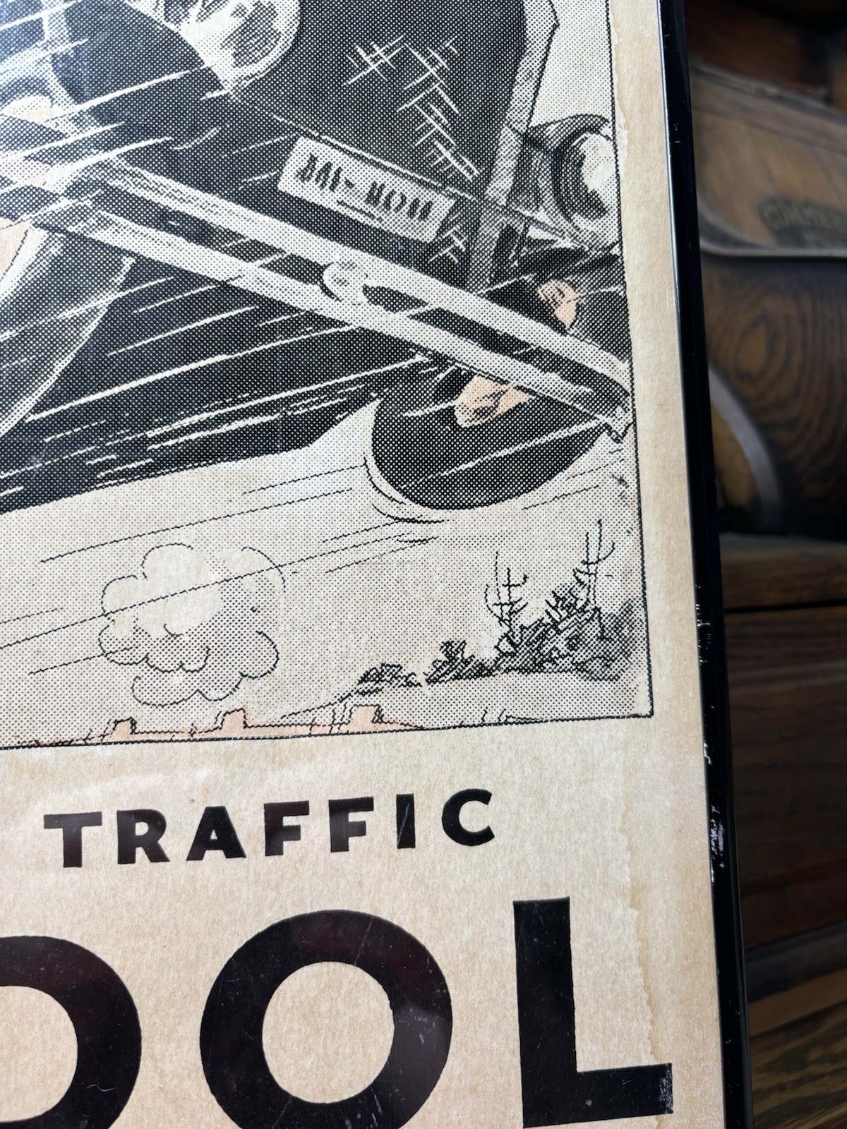 Antique Original Tydol Gasoline Oil Tales Of The Road Cardboard Sign Early Auto