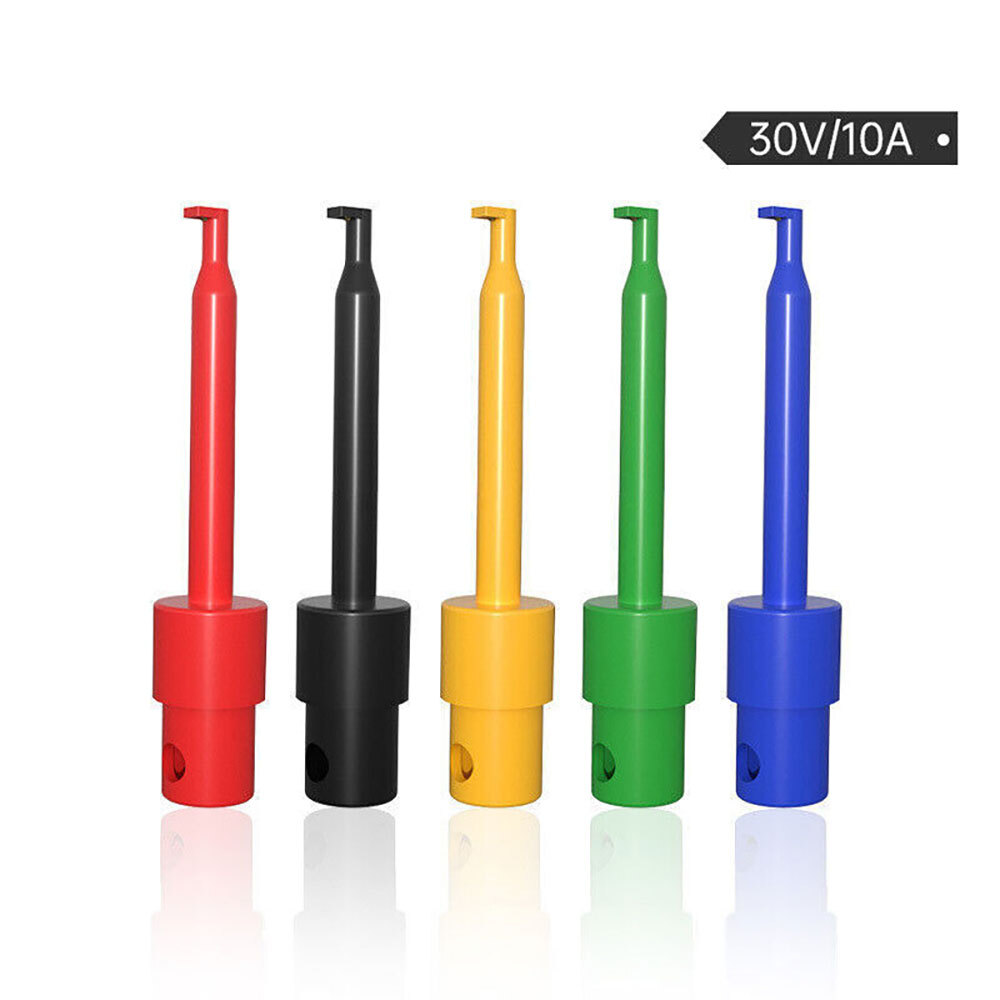 20PCS Lead Wire Kit Test Hook Clip Grabbers Test Probe SMT/SMD for Multimeter**
