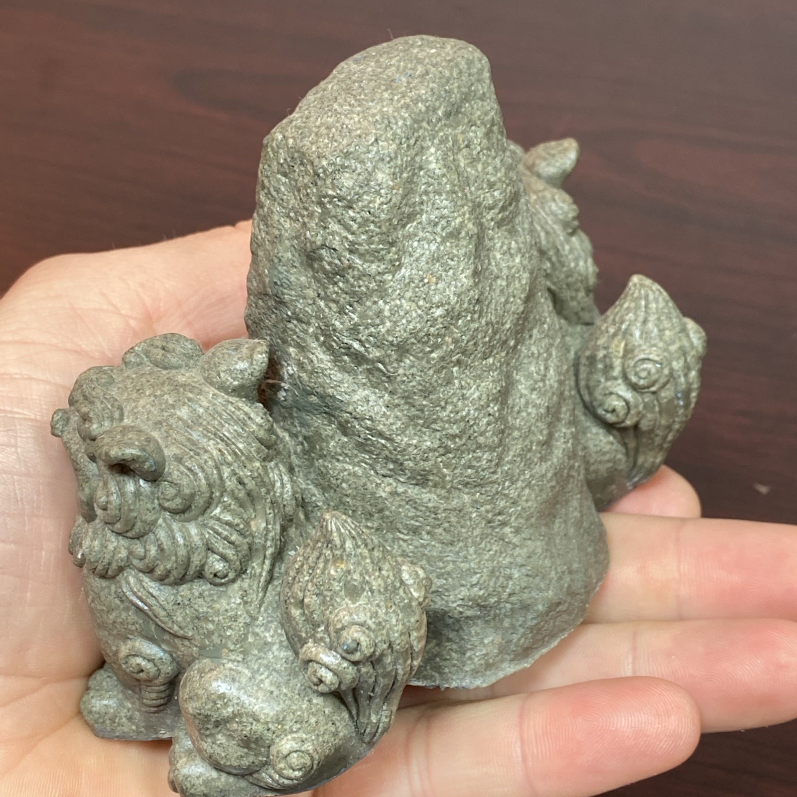 Shisa Ishiganto Lion Dog Statue Traditional Amulet Figure Mini Okinawa Japan