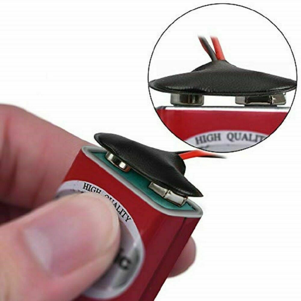 New Pack of 10 9V Battery Connector Snap Clip Wire Connector Lead Holder T Type