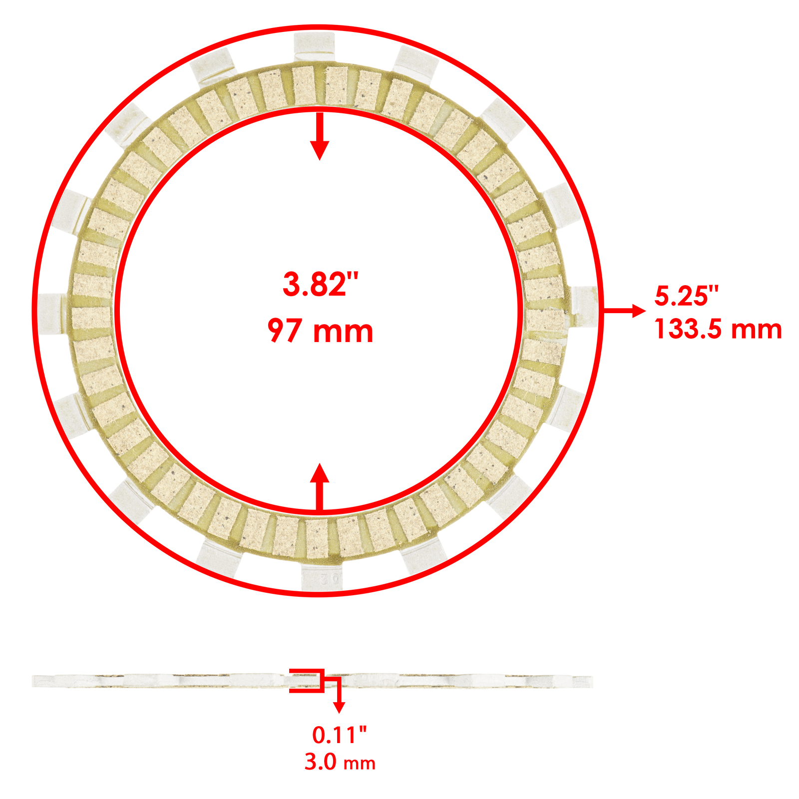 Clutch Friction Steel Plates Springs Kit for Yamaha YZF600R Thundercat 1995-2007