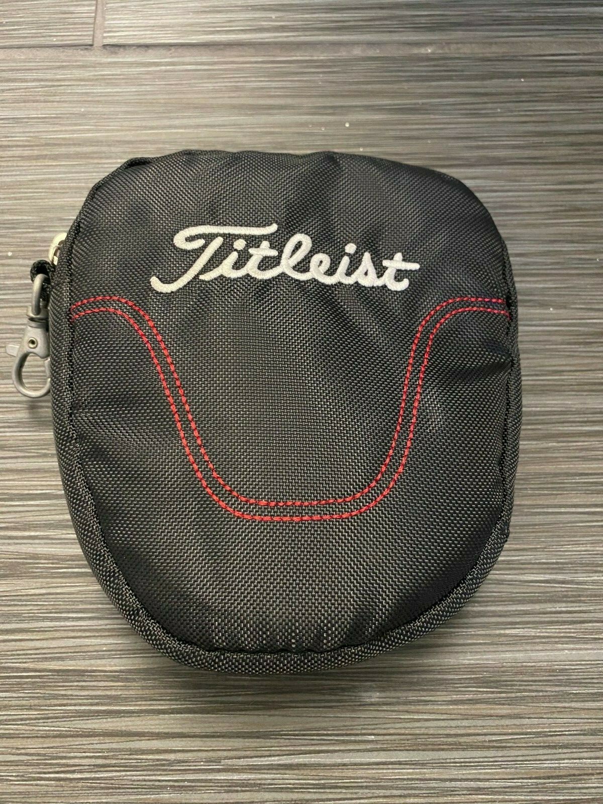New Titleist Surefit Pouch Tour Wrench & Balls Premium Black Zipper Zip Bag