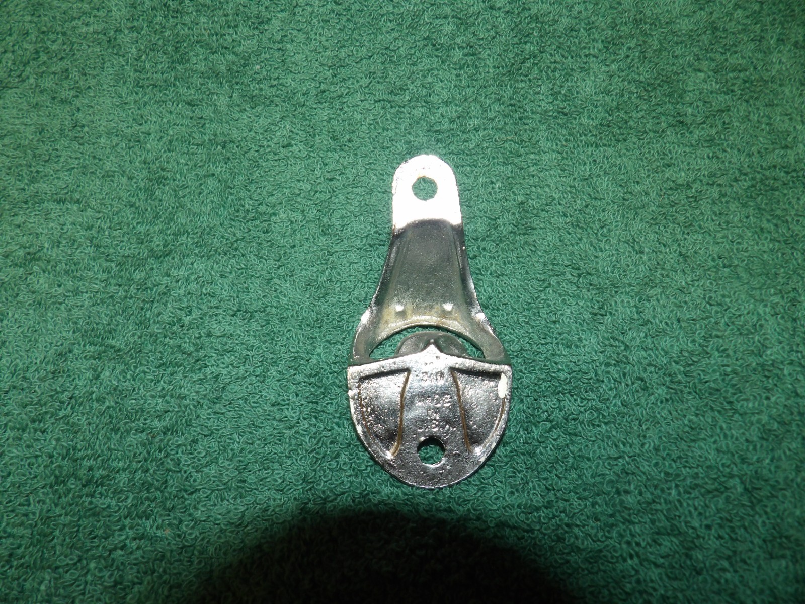 VTG Starr Brown Mfg. Co. 319 Bottle Cap Opener Chrome Plated Wall Mount USA