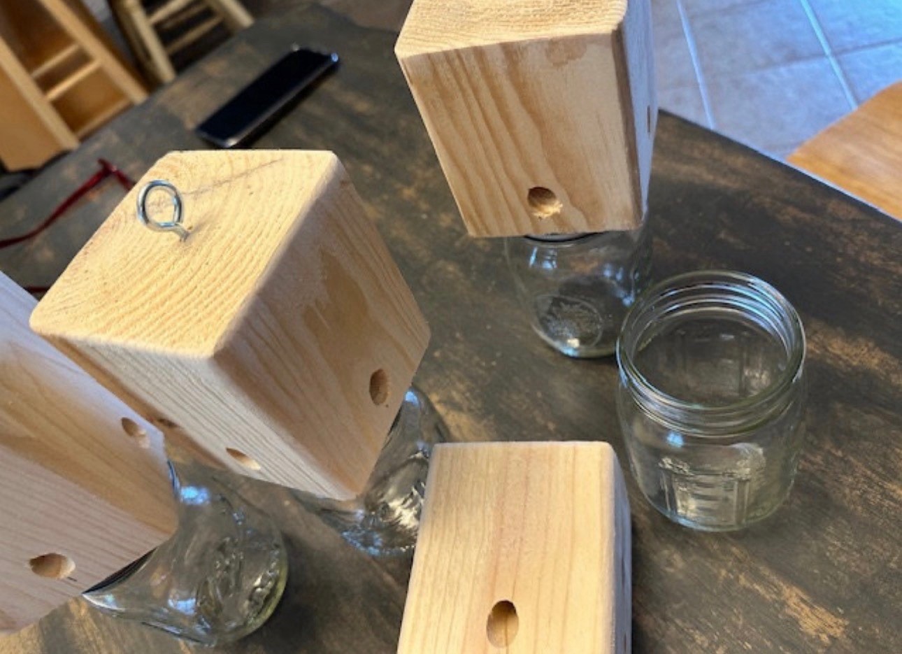 Carpenter Bee Traps SOFT PINE Boring Bee - (Set of 4) FAST SHIPPING!!