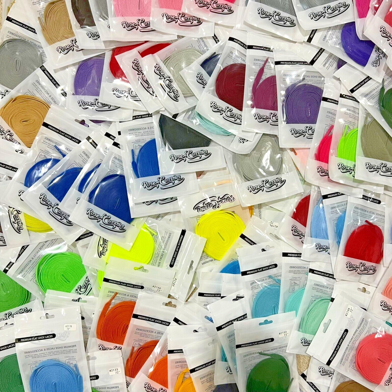 63" 72" Inch Replacement Flat Shoe Laces 100 Colors Nike Air Force 1 Jordan Dunk