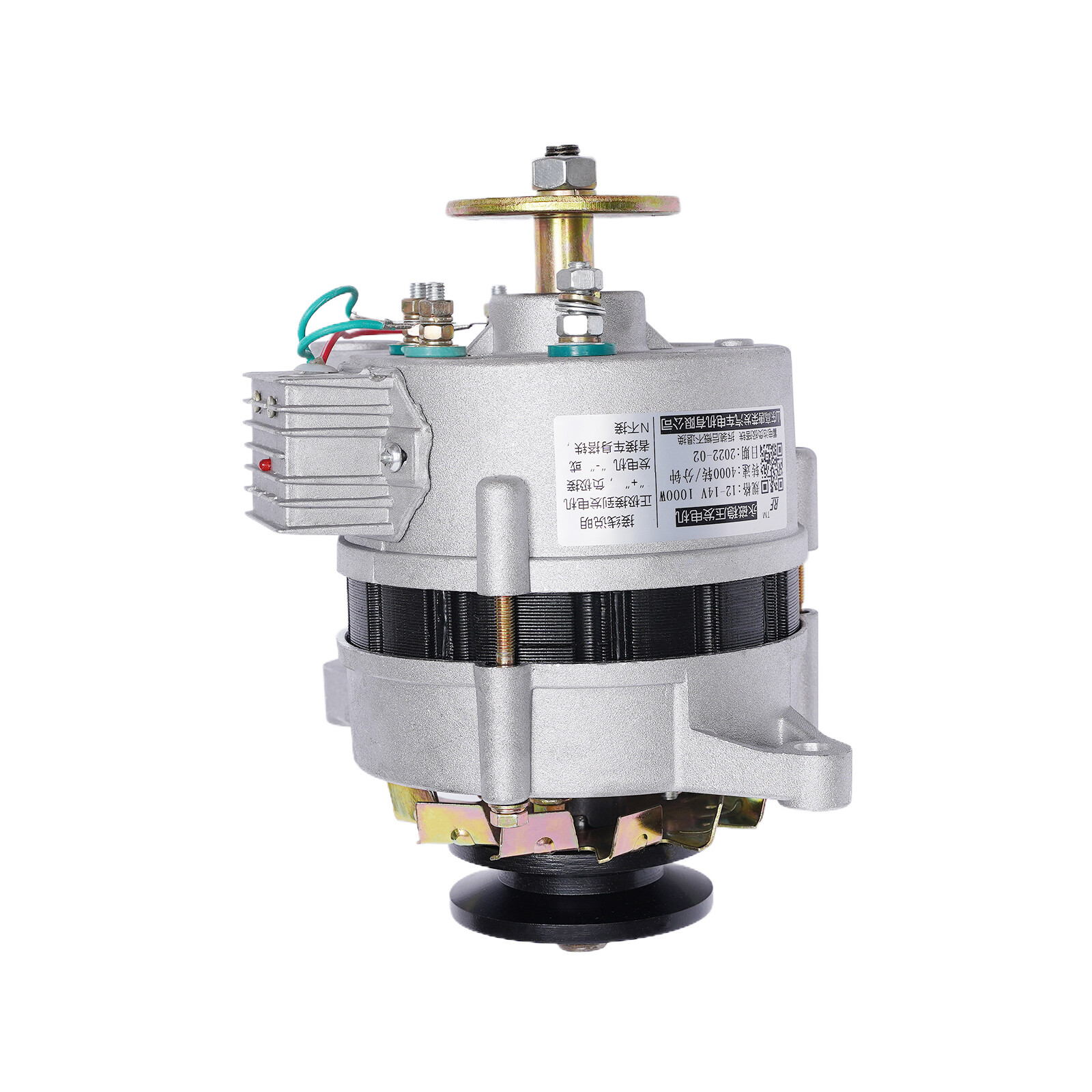 1KW PMA Permanent Magnet Generator AC Brushless Low Rpm Alternator Double Wheel