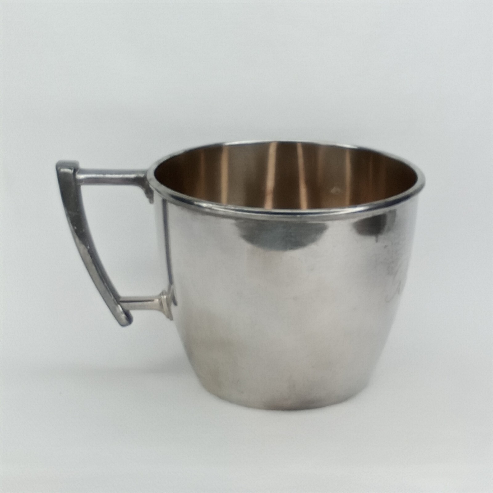 Antique 1890s Oneida Silver-Plated Mug Engraved R H A Made In USA