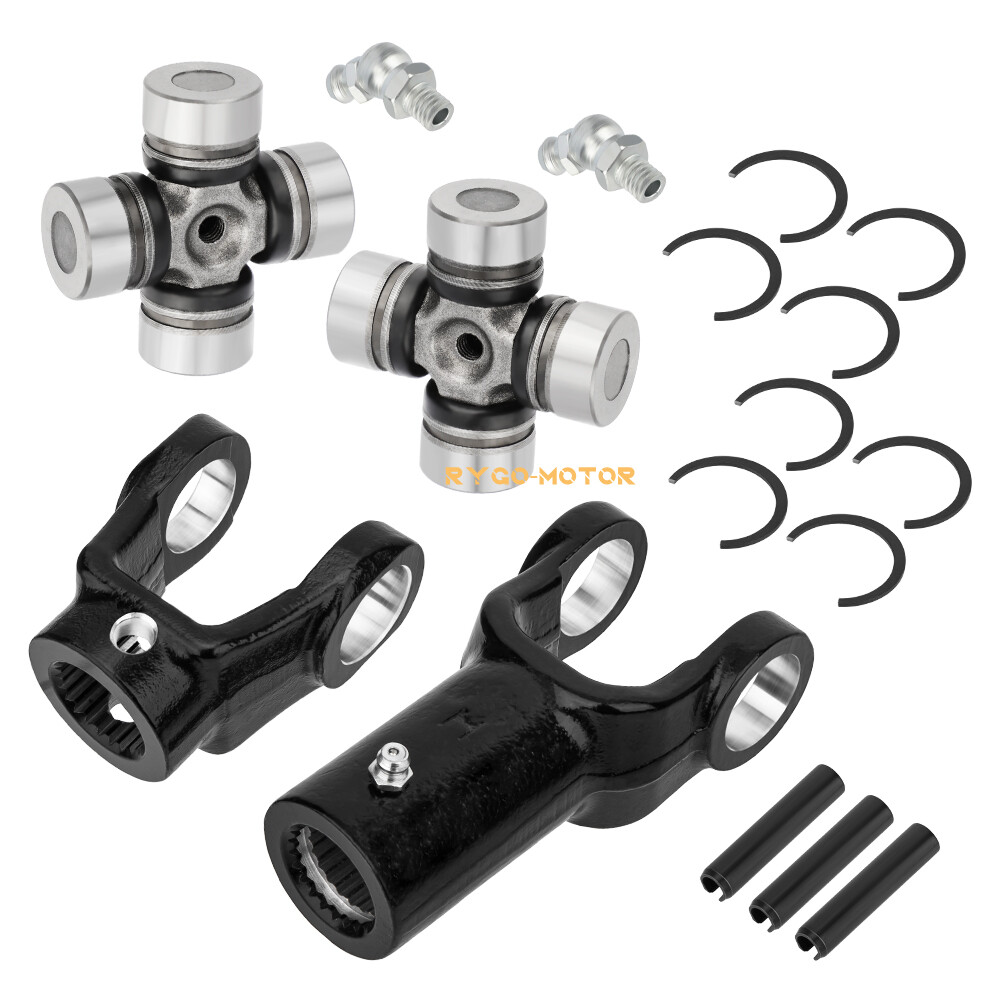 Front Prop Shaft Yoke & U-Joint Kit (2 Side) for Polaris RZR 570 RZR 800 RZR 900