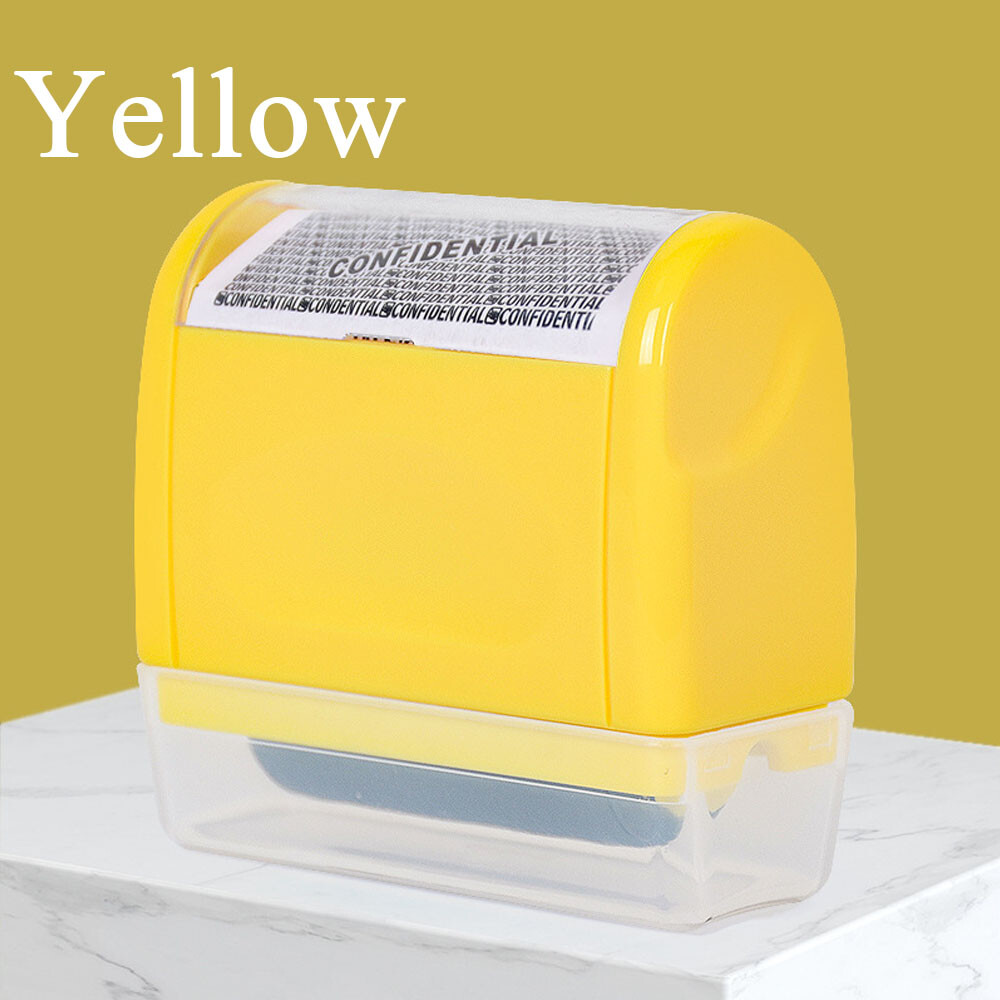 Identity ID Theft Protection Roller Stamp Guard Privacy Confidential Data Secure