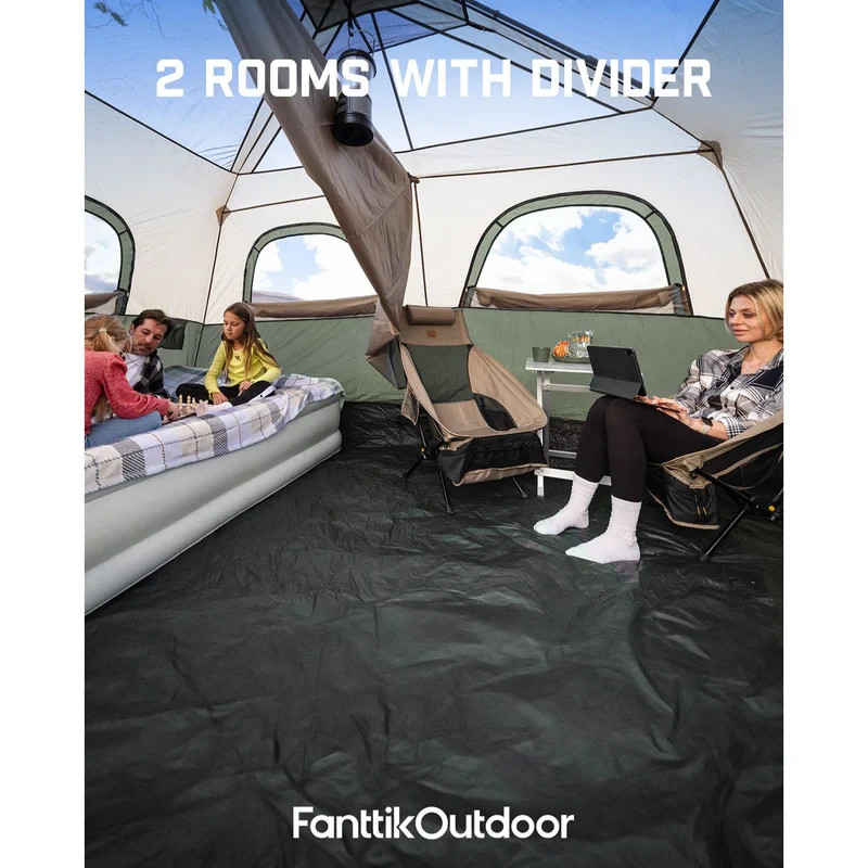 FanttikOutdoor C10 Pro Camping Tent NAVY COLOR 60 Seconds Set Up Windproof & Wat