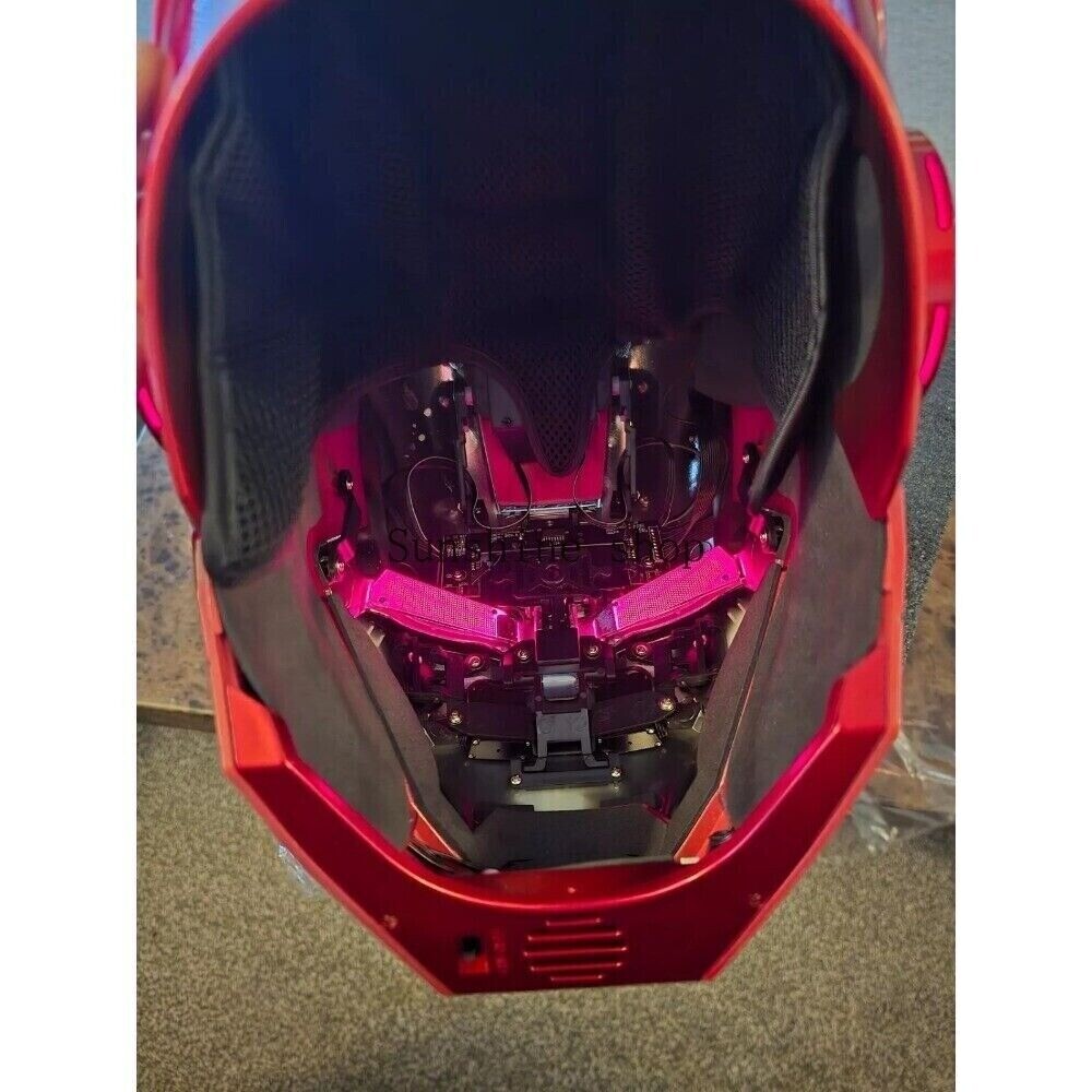 Autoking Iron Man MK5 Gold Electronic Helmet Mask with Voice Activation