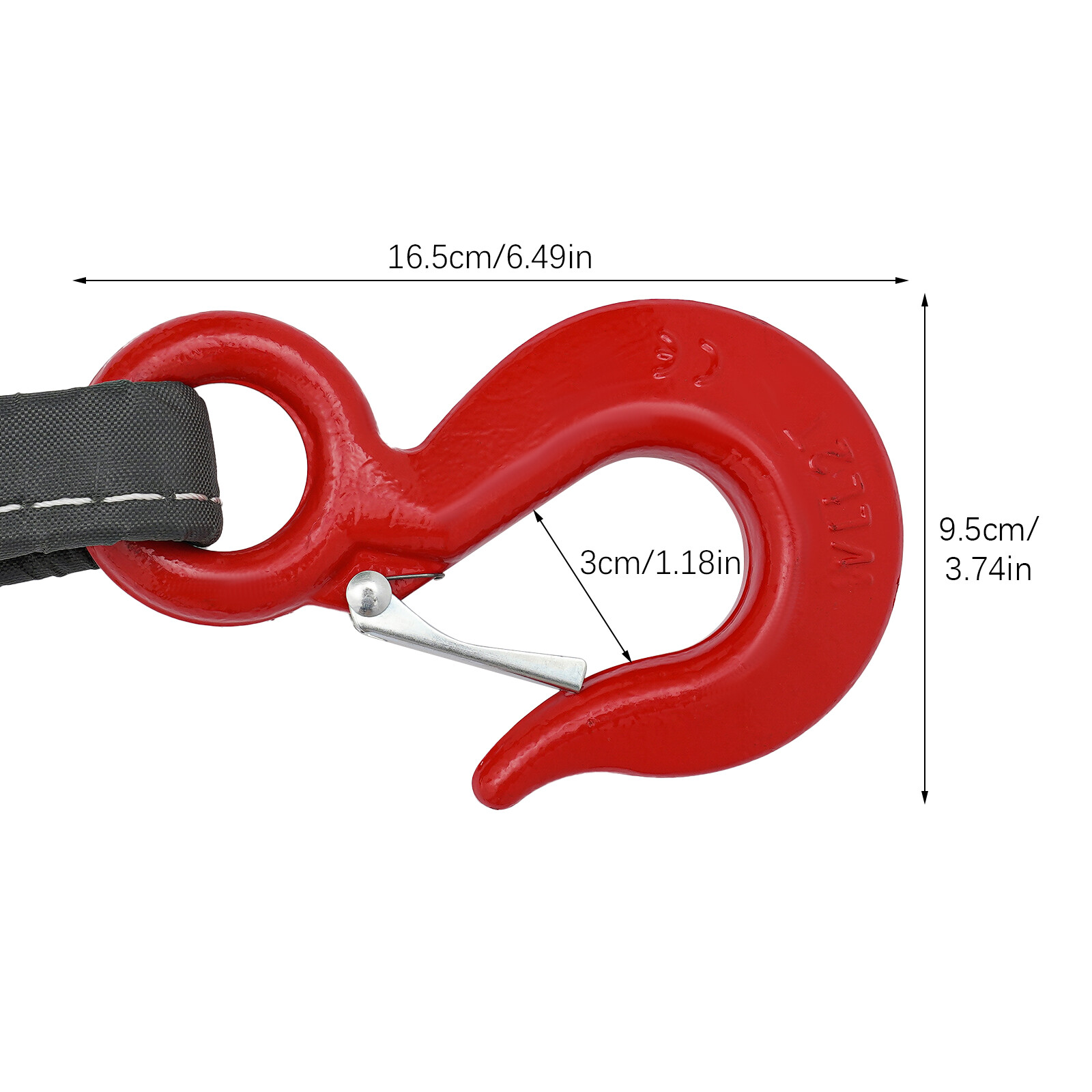 6 Ton/13227.74lbs 4 Strands Lifting Chains Lift Ring Chain Moving Sling w/Hooks
