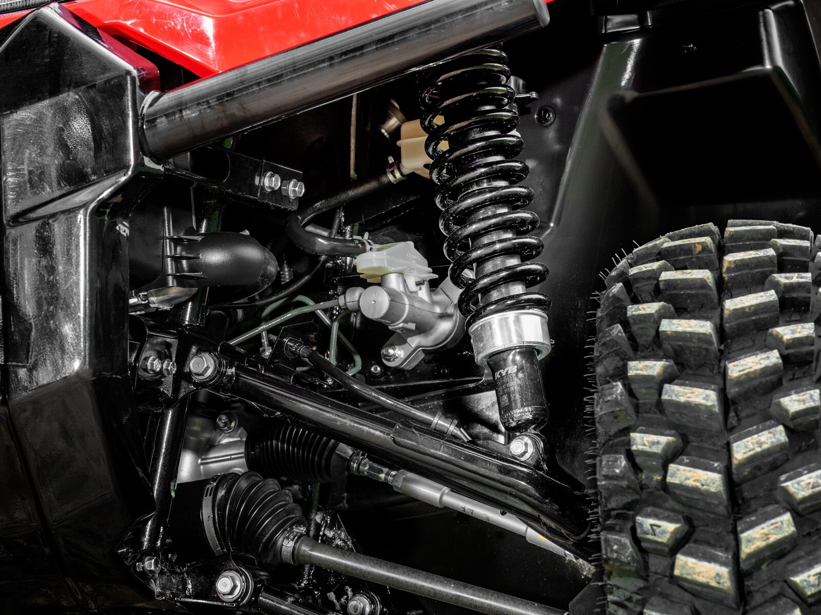 SuperATV 3" Lift Kit for Honda Pioneer 1000-6 (2023+) - BLACK