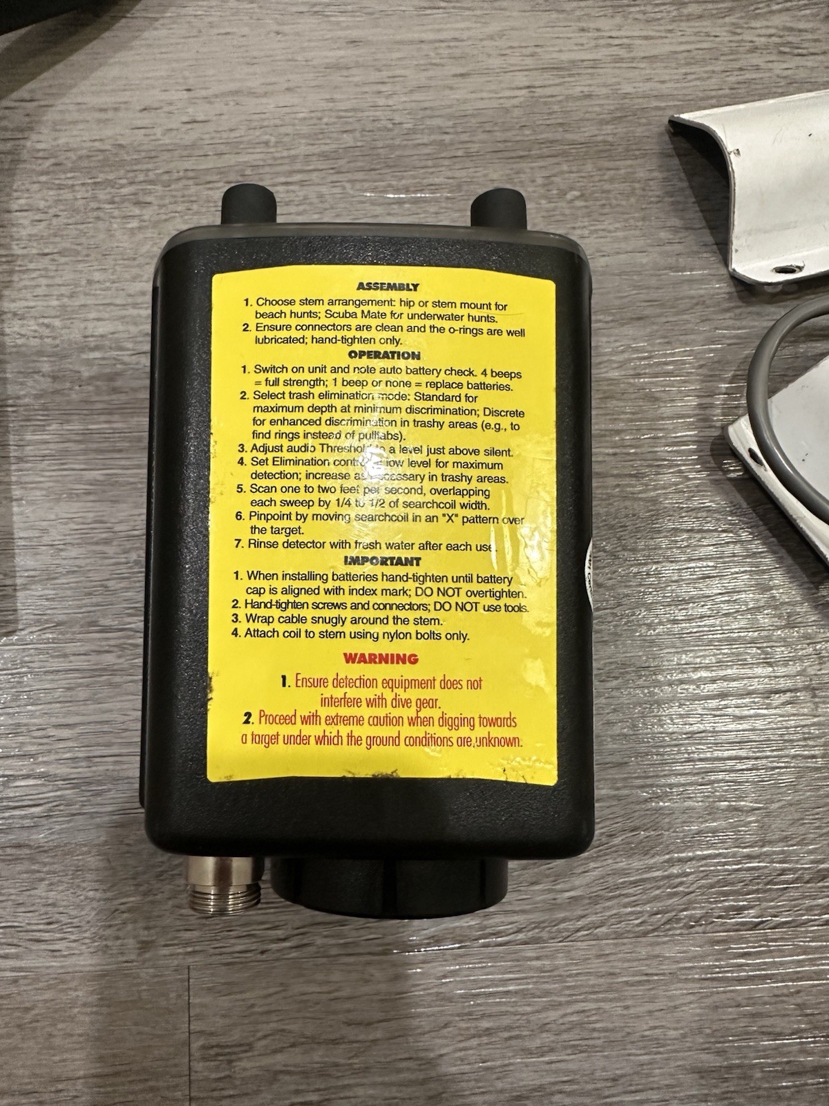 Garrett Sea Hunter Mark II Underwater Metal Detector