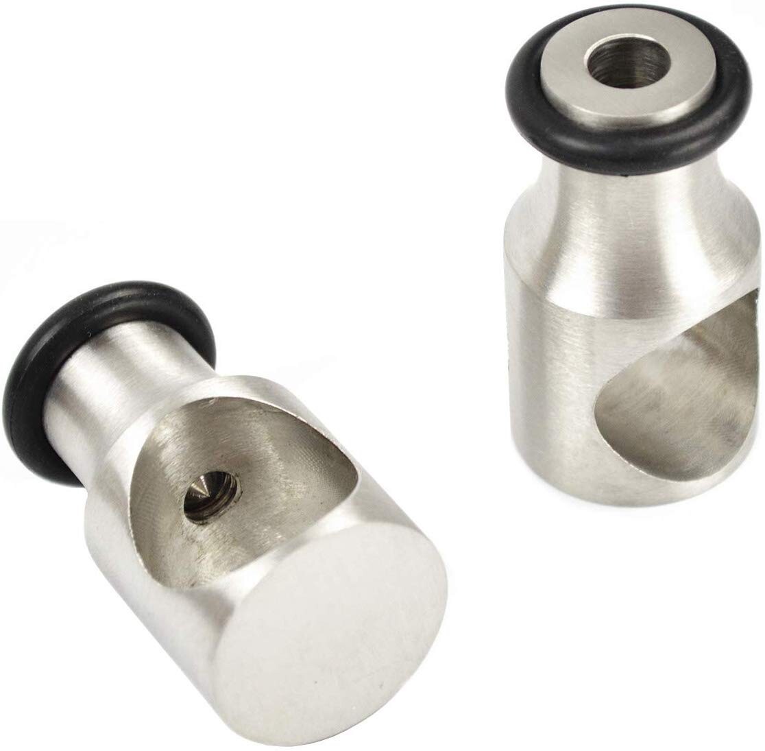 DIYHD Frameless sliding glass shower door track barn shower door hardware kit