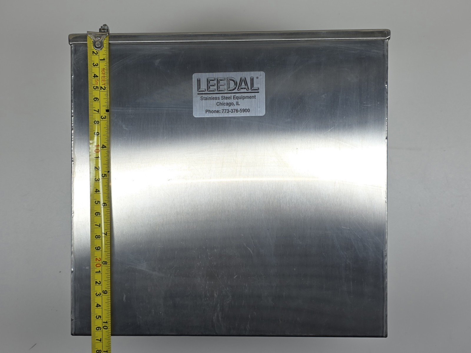 Leedal Stainless Steel Darkroom Film Processing Tank w/ Basket, Divider 11x8x10