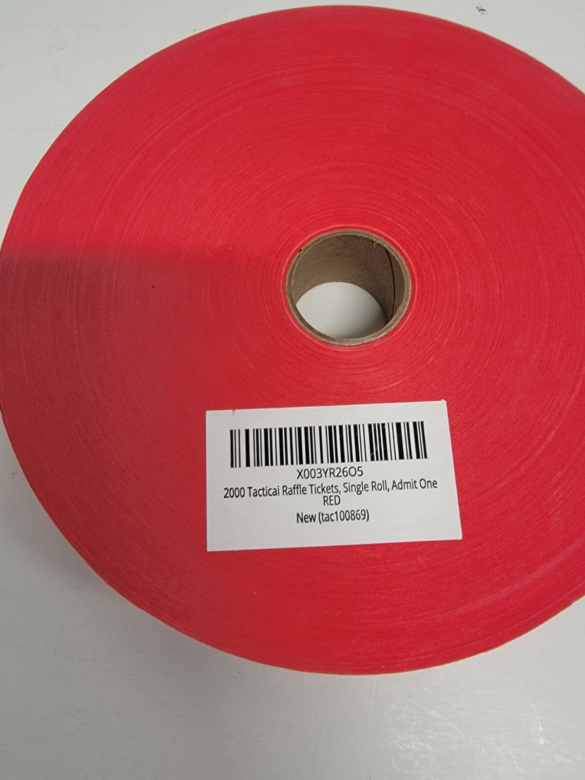 1 Roll 2,000 RED Admit One Tickets Carnival Fun Fair Festival Raffle Entrance